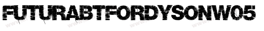 FuturaBTforDysonW05 字体转换